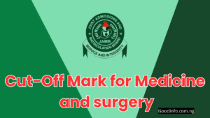 Cut-Off mark for medicine and surgery 